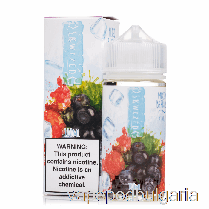 Vape 10000 Дръпки Ice Mixed Berries - Skwezed - 100ml 0mg